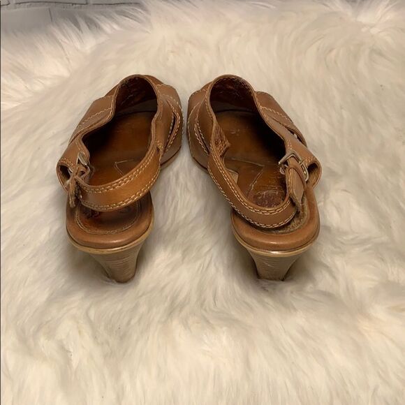 Sofft Tan Leather Dress Shoes Size 8 - Picture 3 of 8